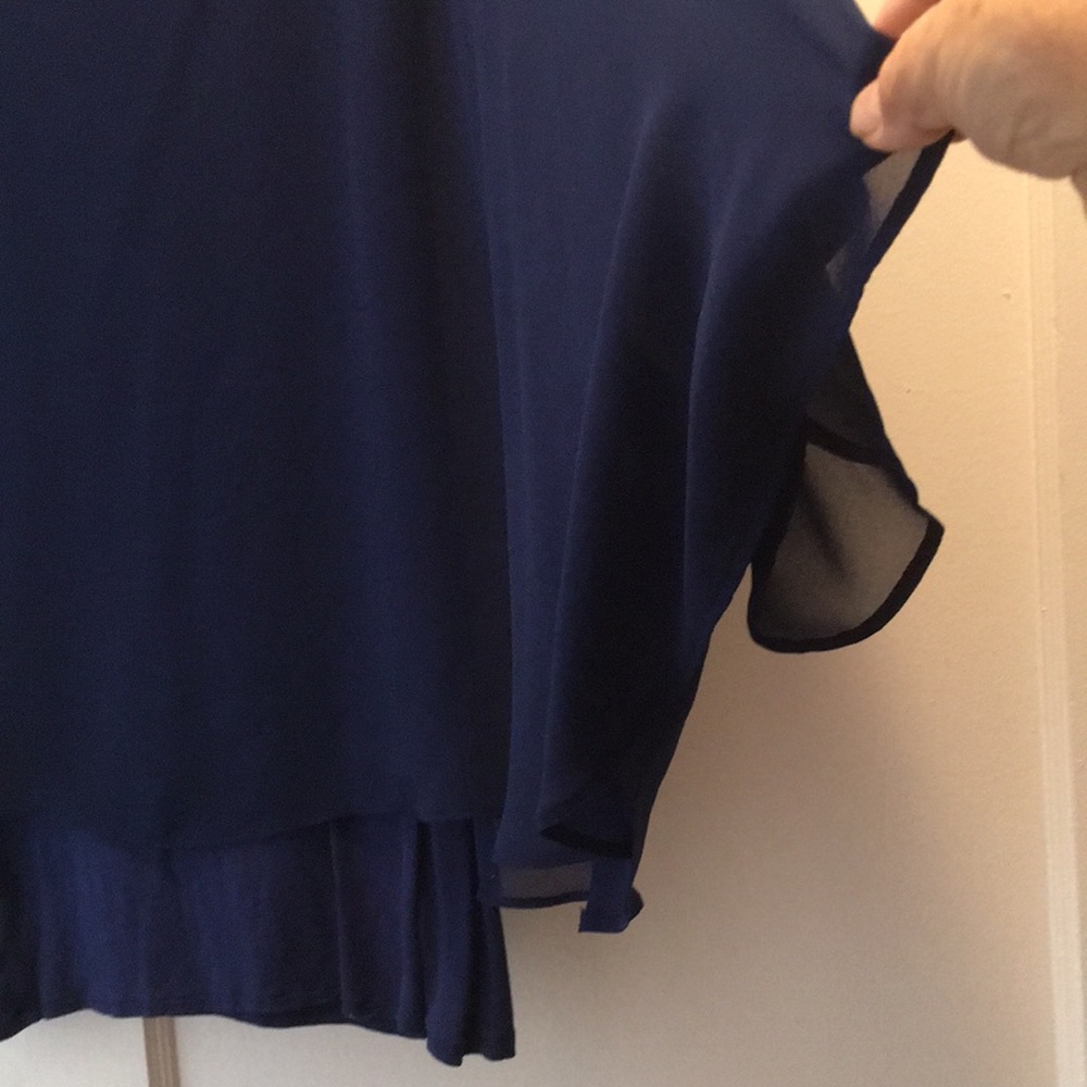 Blouse - dark navy blue, flowwy all-season - Picture 2 of 3